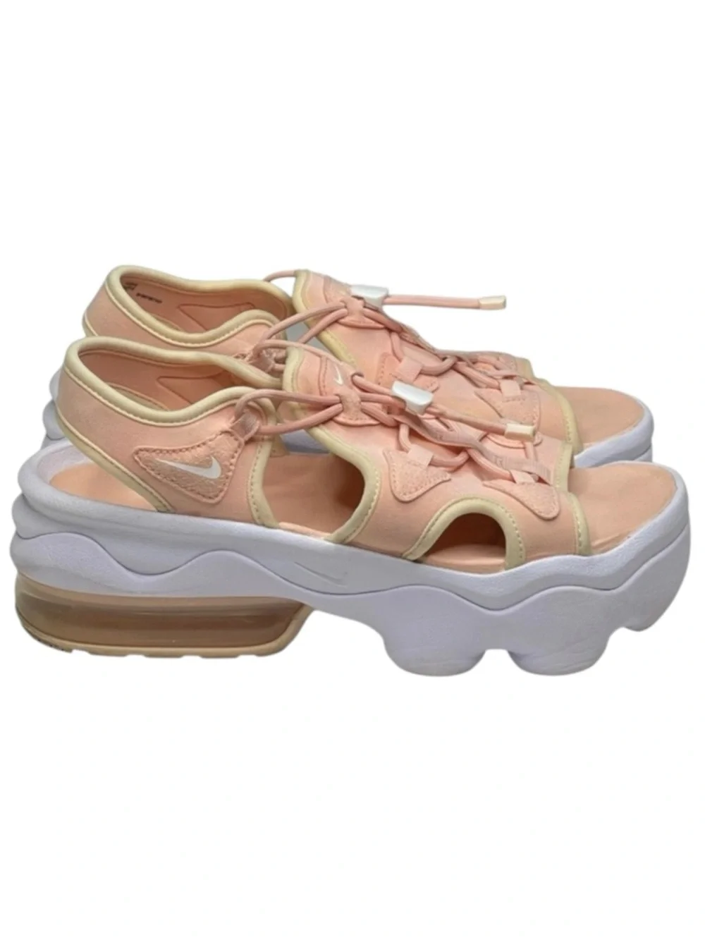 Nike ✔︎ Iconic Air Max Koko Neoprene Platform Sandals ✔︎ Washed Coral ✔︎ 8M 39